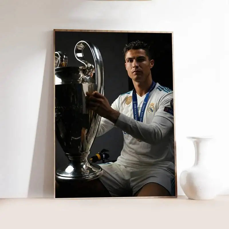 CR7 Gloss Elite 🔥🖼️⚽ | Poster Fan Cristiano Ronaldo Finition Brillante — 2 Coloris