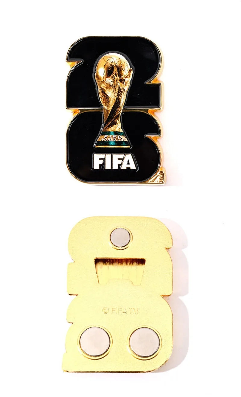 MagOpener 2026 🧲🏆⚽ | Ouvre-Bouteille Magnétique FIFA Coupe du Monde 2026 — 2 Coloris