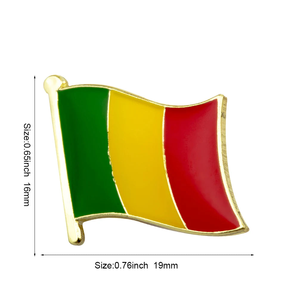 Mali Flag Pin 🔥🇲🇱📌 | Porte Les Couleurs Du Mali Partout