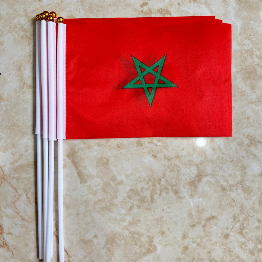 Mini Drapeau Maroc 🇲🇦🔥 | Parfait pour Fêtes & Événements