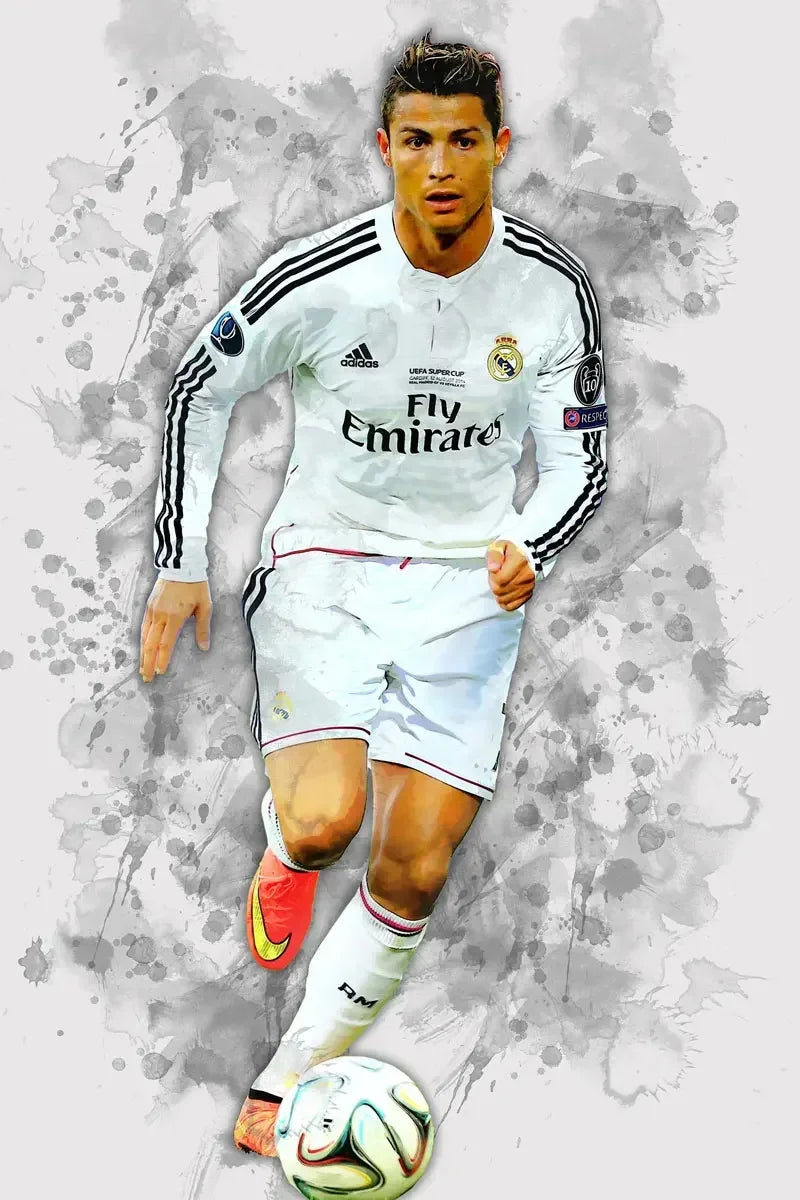 Watercolor Football Art 🔥🎨⚽ | Quand Le Football Devient Une Œuvre D'Art