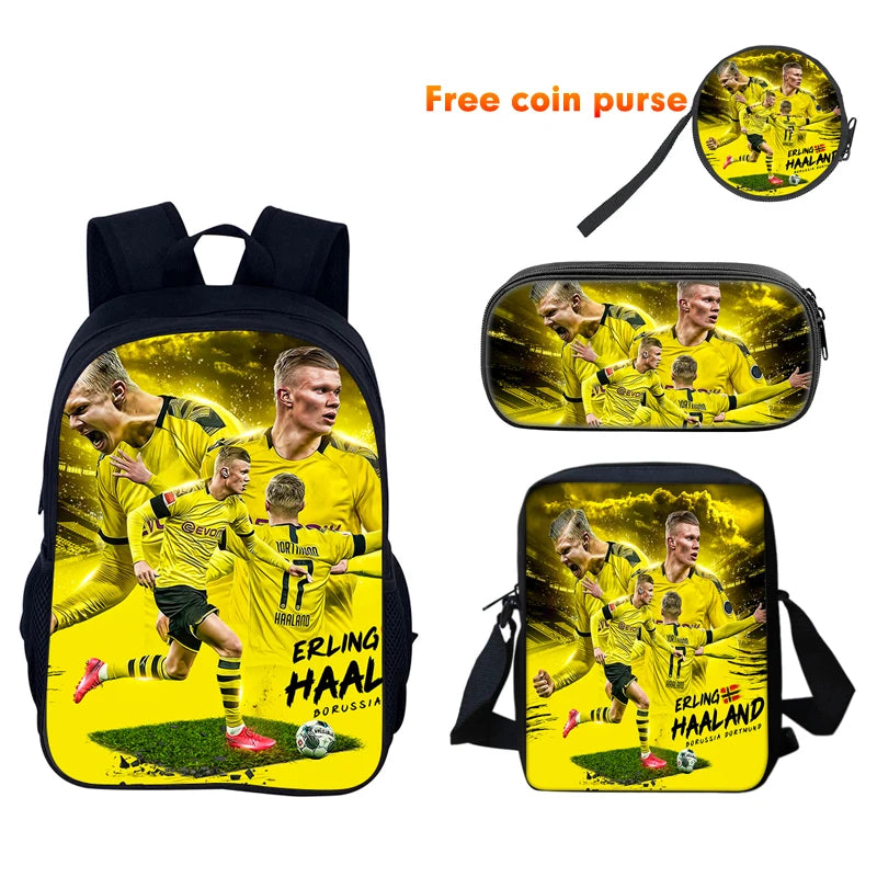 Haaland School Trio 🔥🎒⚽ | Le Sac des Jeunes Buteurs