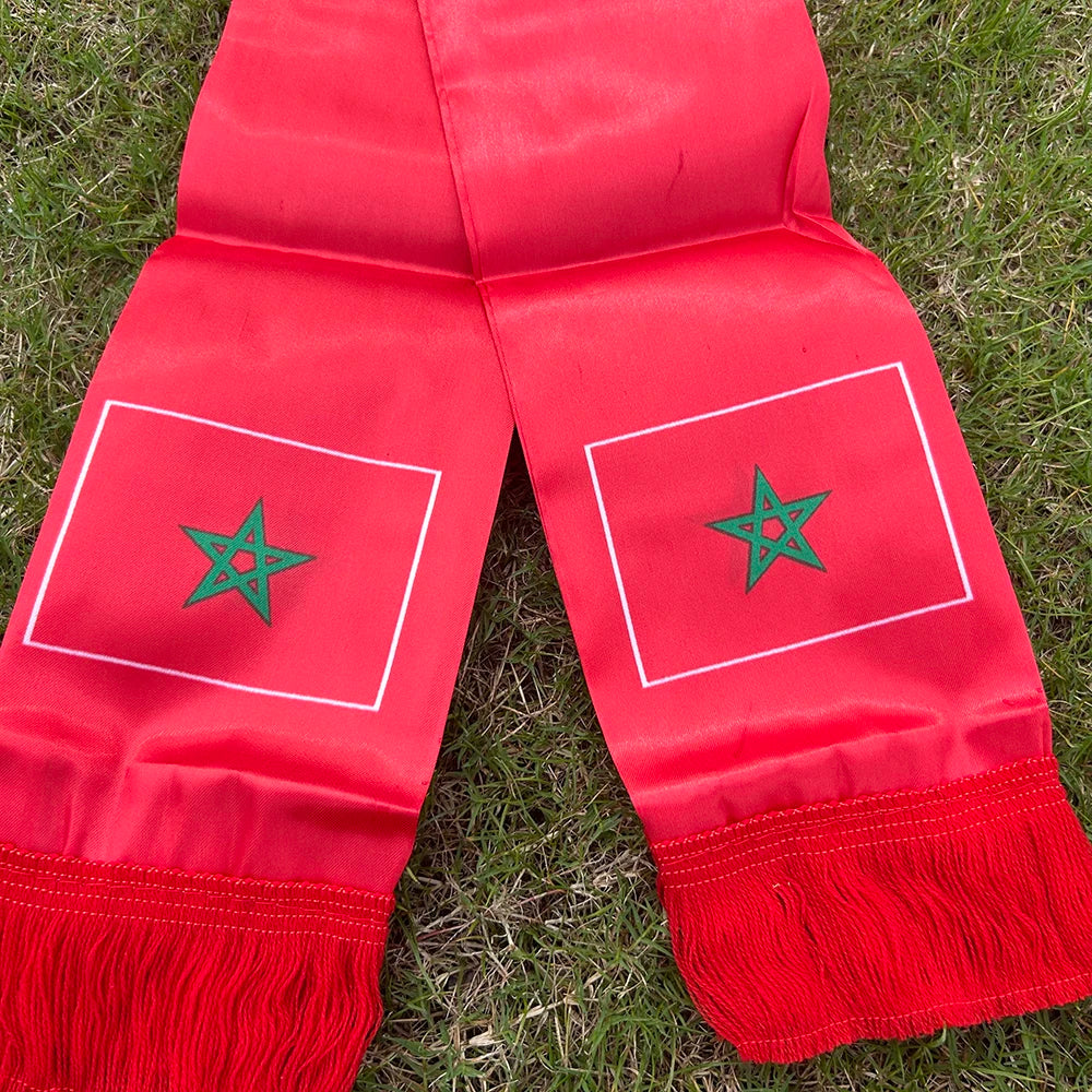 Morocco Scarf Flag 2026 🔥🇲🇦 | Montre Ta Fierté Marocaine