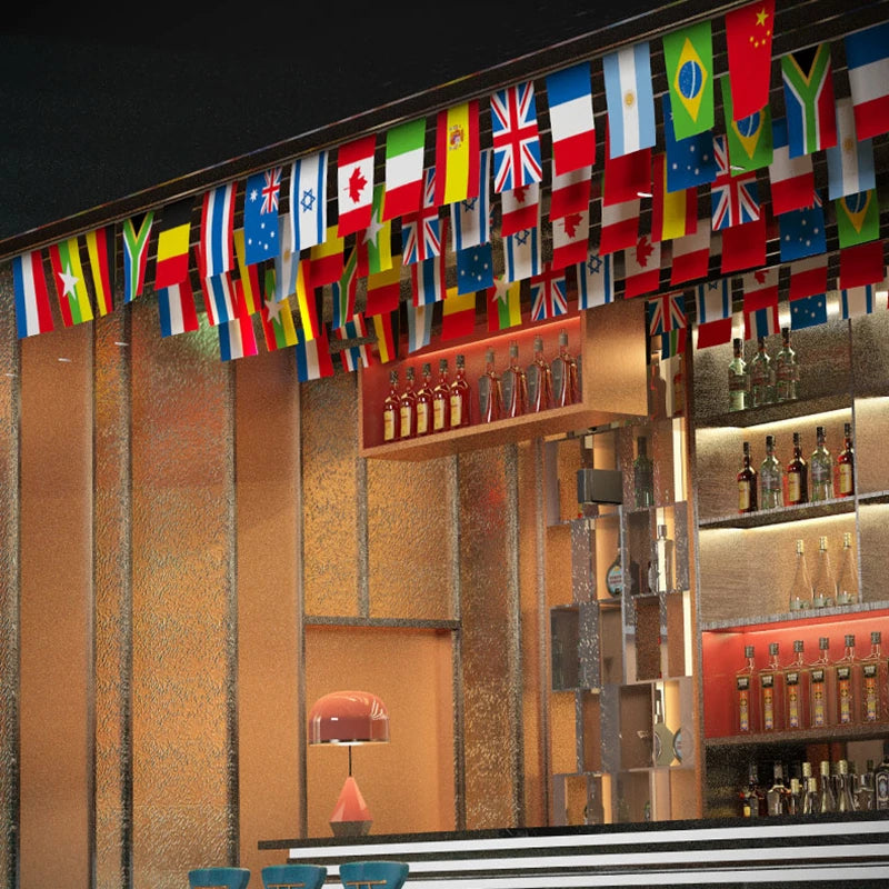 World Flags Festival Banner 🔥🌍🚩 | L'Ambiance Internationale Parfaite