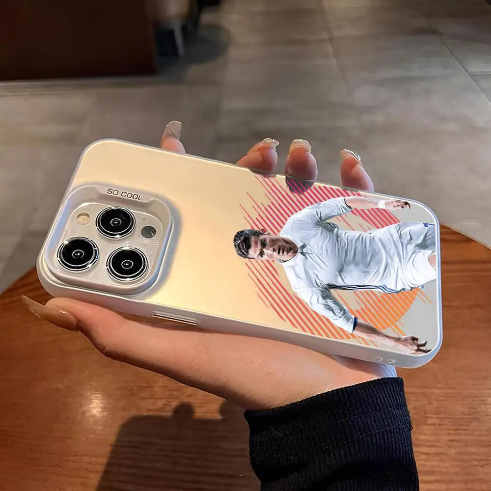 CR7 Power Keychain 🔥📱⚽ | Coque Samsung Galaxy Fan CR7 Silicone + TPU Double Couche – Série A | 4 Designs