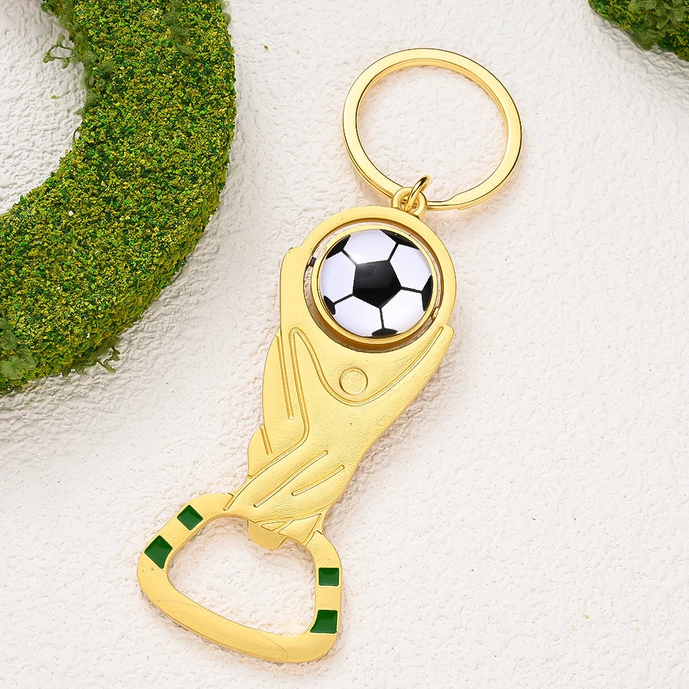 Décapsuleur Trophée Football 🏆⚽ | Porte-clés Supporter 2026 Cadeau Fan