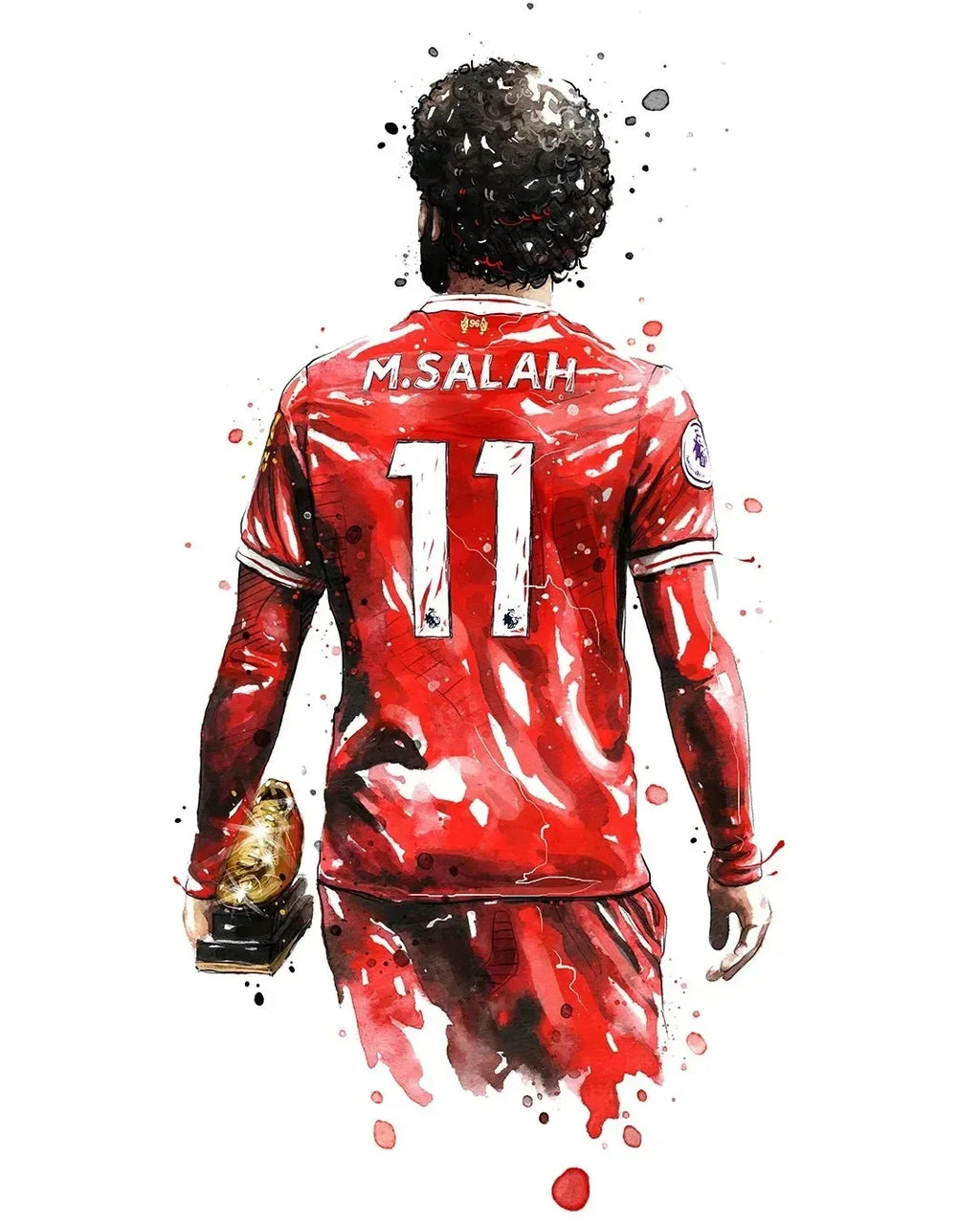 Watercolor Football Art 🔥🎨⚽ | Quand Le Football Devient Une Œuvre D'Art
