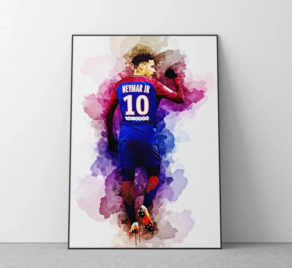 Watercolor Football Art 🔥🎨⚽ | Quand Le Football Devient Une Œuvre D'Art