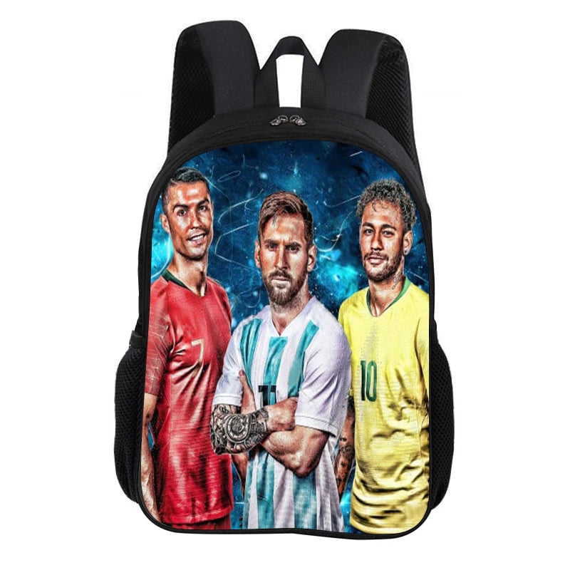 🎒⚽ Sac à Dos Messi Football Star | Grande Capacité 20-35L | 9 Coloris | École & Loisirs | Enfants