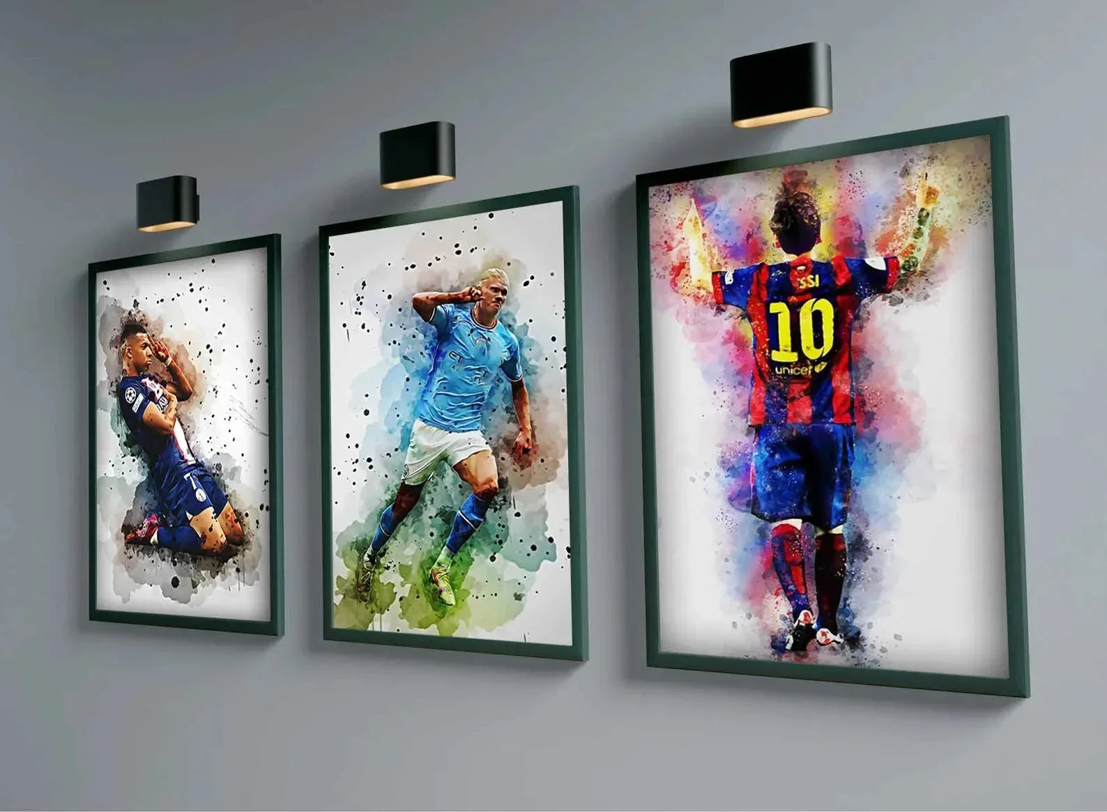 Watercolor Football Art 🔥🎨⚽ | Quand Le Football Devient Une Œuvre D'Art