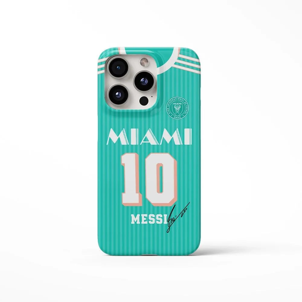 Messi Gloss Elite 🔥📱⚽ | Coque iPhone Fan Messi Finition Brillante – iPhone 11→17 | 2 Coloris
