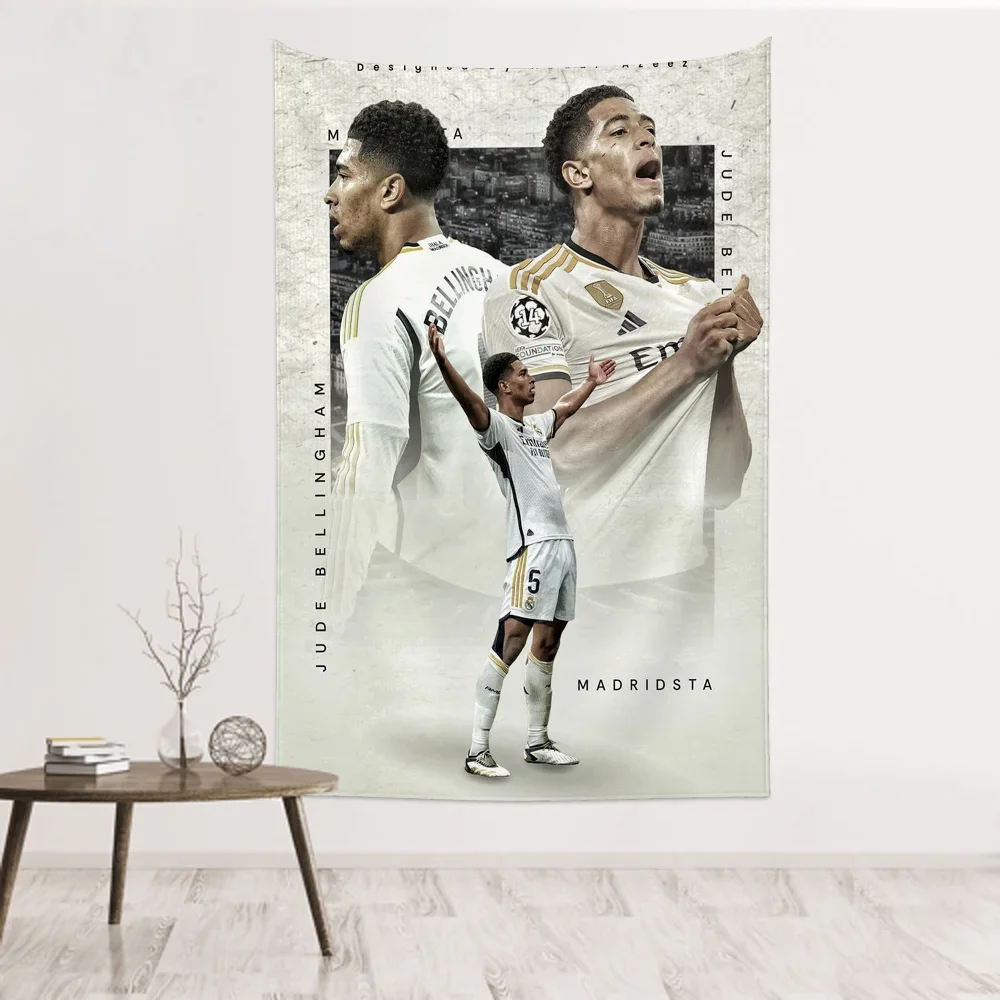 Tapisserie Murale Football ⚽ - Décoration Fan de Foot - Plusieurs Tailles & Coloris
