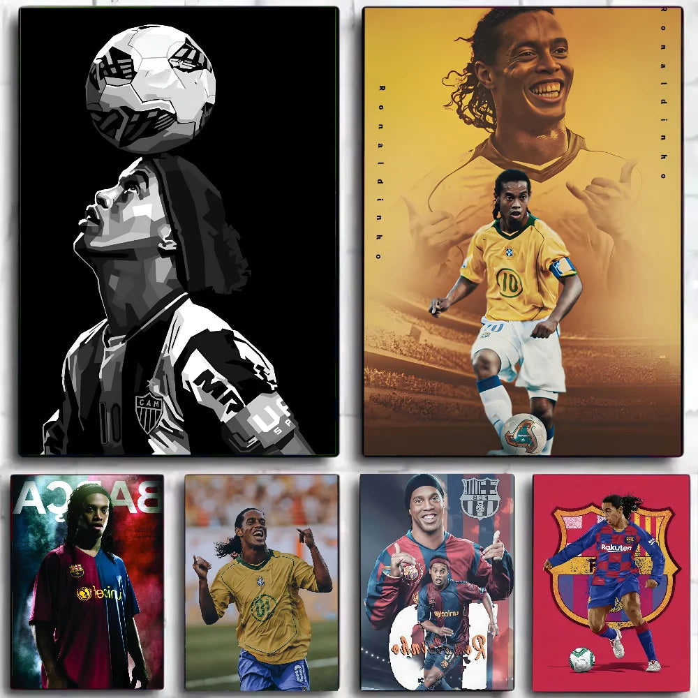 Ronaldinho Magic Wall Art 🔥🇧🇷⚽ | La Magie Du Football Sur Ton Mur