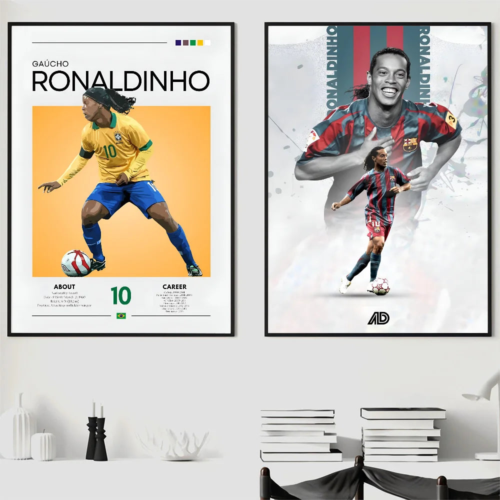 Dinho Magic Wall Art 🔥✨🇧🇷 | L'Art Et La Magie Du Football