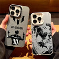 Messi GOAT Case 🔥📱🐐 | Coque iPhone Fan Messi PC + TPU – iPhone 11→17 | Multi-Designs