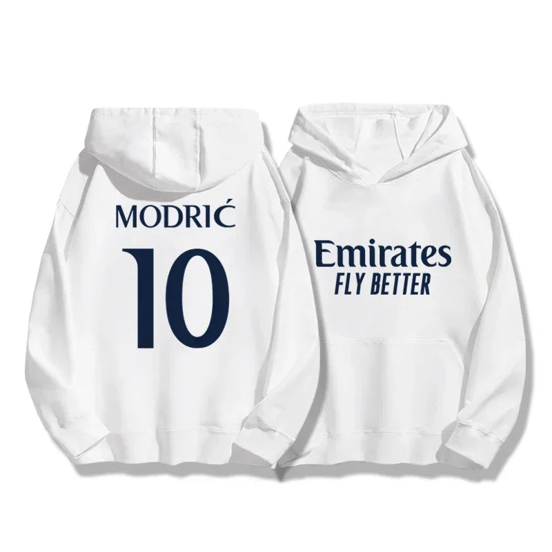 Hoodie Football 🧥⚽🔥 | Style Madrid 7 & 10 | Polaire Chaud | Tailles M à XXXL