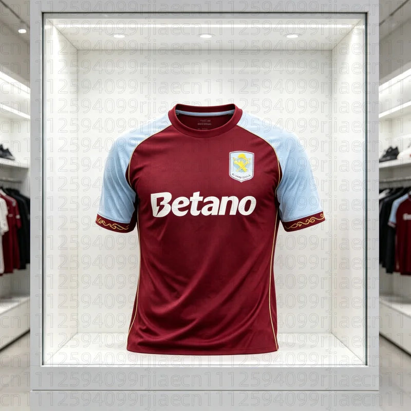 Maillot Aston Villa 2026 🟣🔵🔥 | Style Y2K | Séchage Rapide | Fan Football Premier League