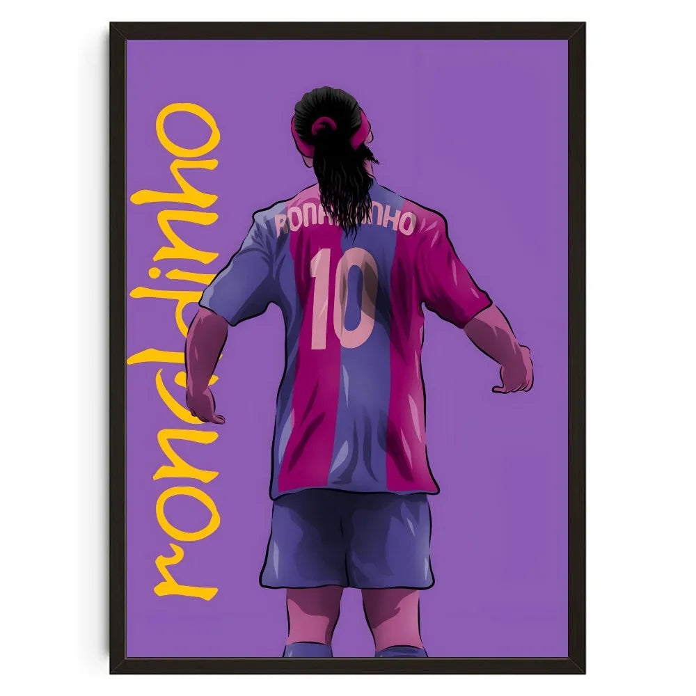 Ronaldinho Magic Wall Art 🔥🇧🇷⚽ | La Magie Du Football Sur Ton Mur
