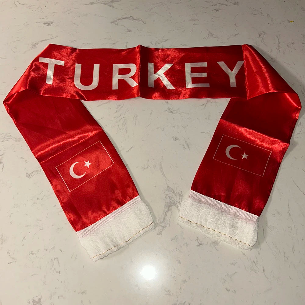Turkey Fan Scarf 🔥🇹🇷🧣 | Porte Les Couleurs De La Turquie Avec Fierté