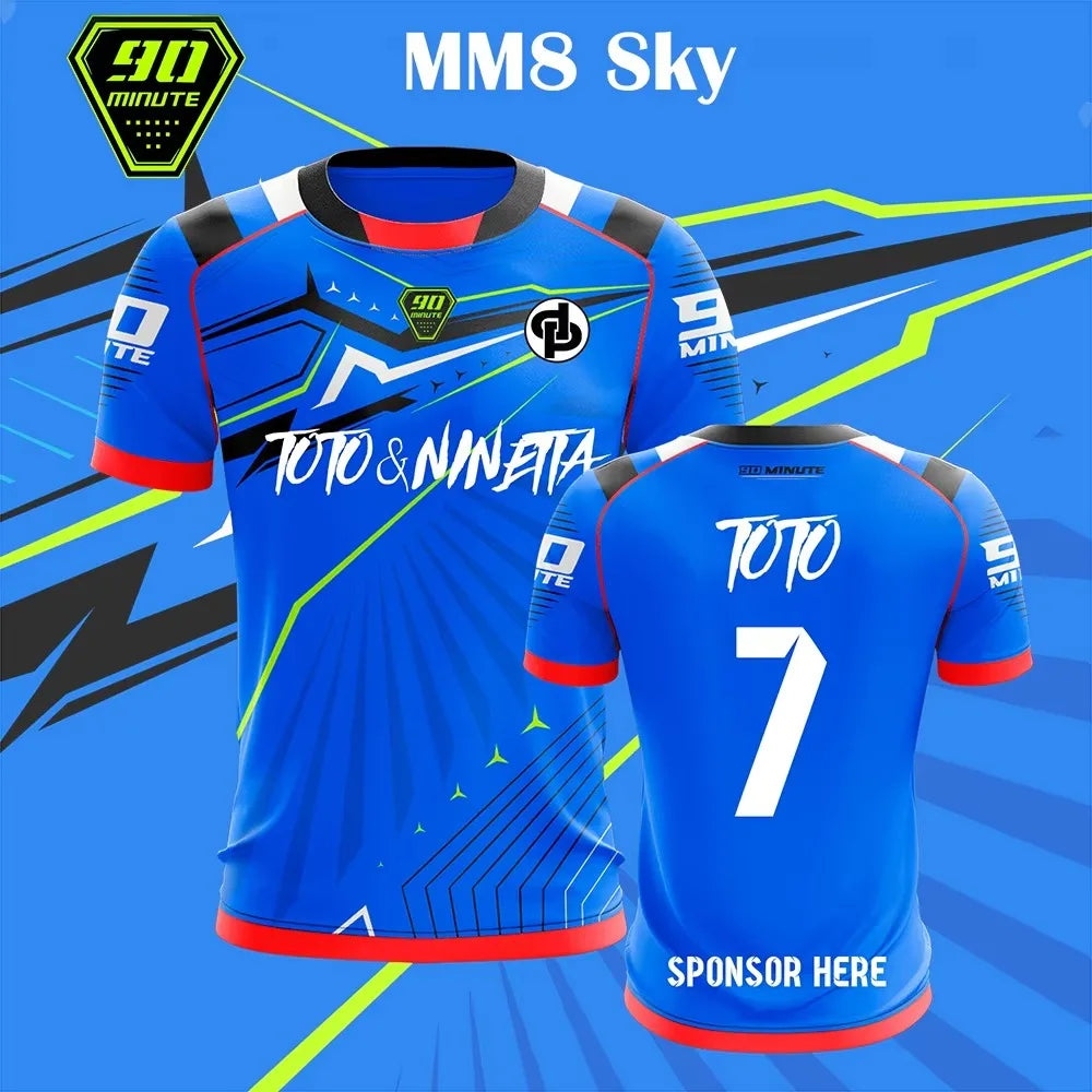 Maillot MM8 Football ⚽🔥 | T-Shirt Sport Respirant 2026 | Numéros 1-14 | Tailles K100 à 6XL