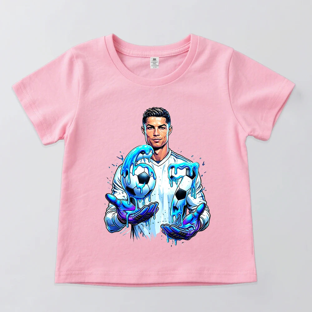 Ronaldo 67 T-Shirt 👕⚽ | Look Foot Stylé pour Enfants Été 2026