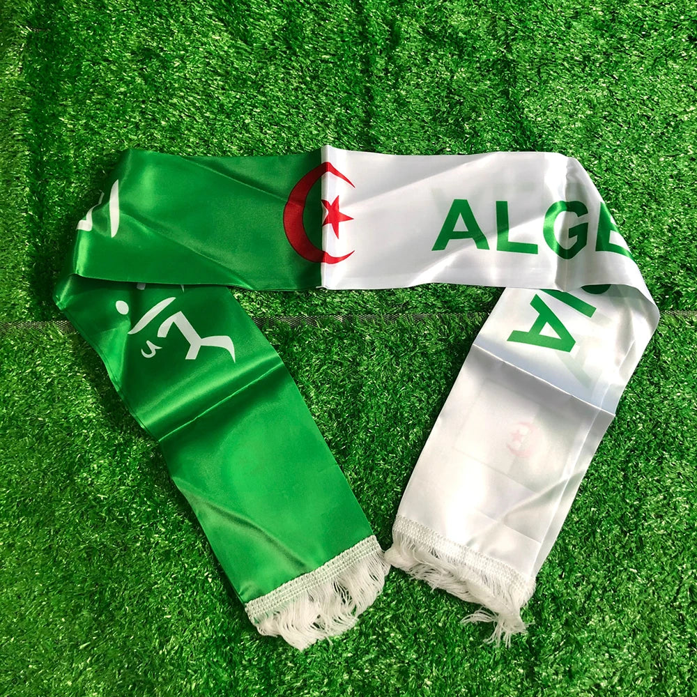 🇩🇿 Montre ta fierté en mode supporter ! | Écharpe Algérie 🔥