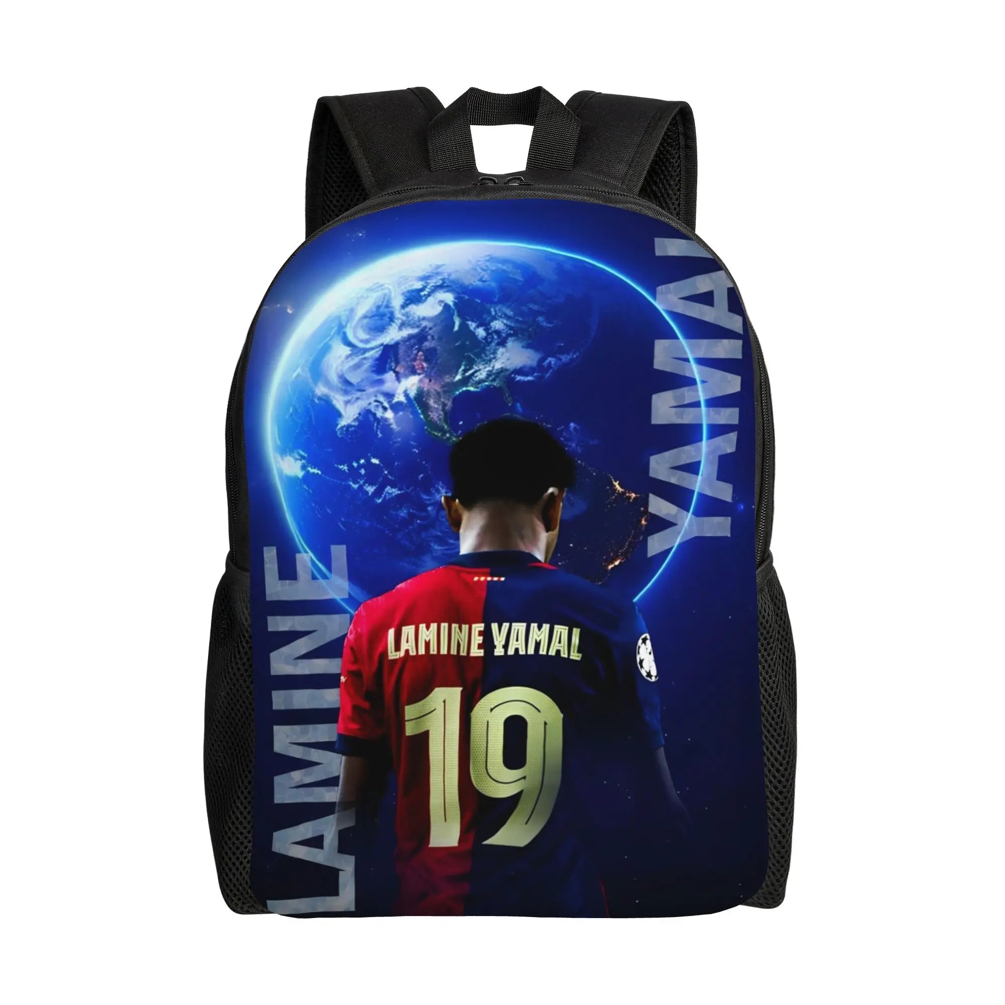 🎒⚽ Sac à Dos Lamine Yamal Soccer 19 | 24 Coloris | École Sport Voyage | Polyester Résistant | Unisexe