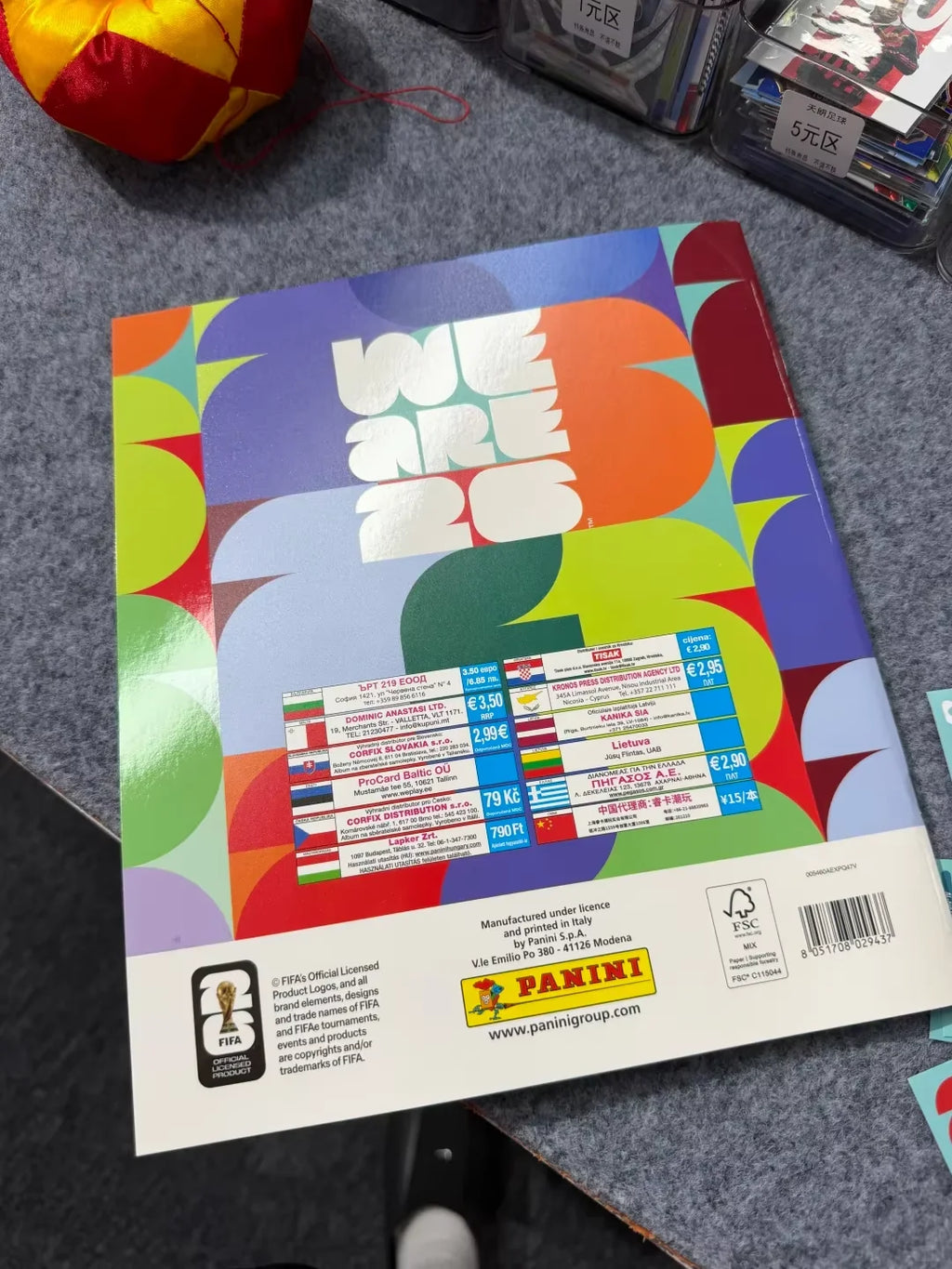 Autocollants Panini FIFA 2026 – Version Internationale Limitée | 1 à 30 Packs + Album Souple