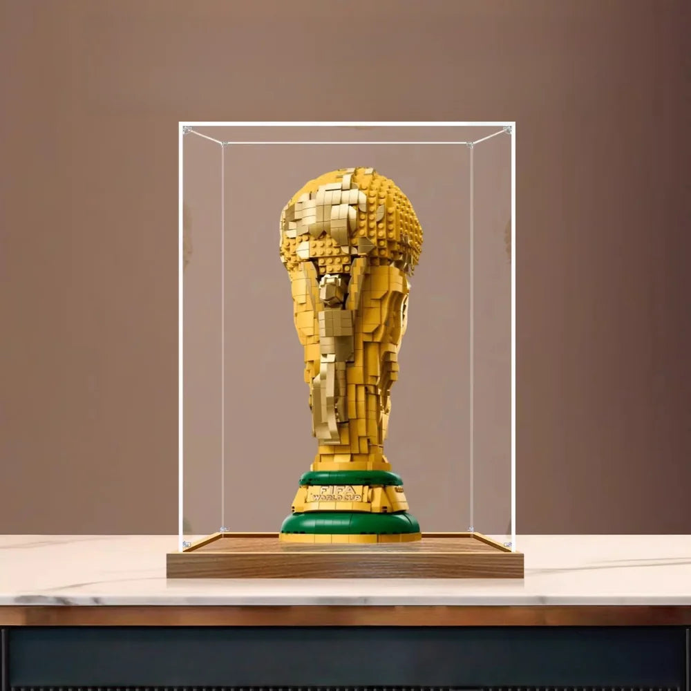 🏆⚽ Boîte de Présentation Premium pour Lego Coupe du Monde 43020 | Protection Anti-Poussière & Mise en Valeur