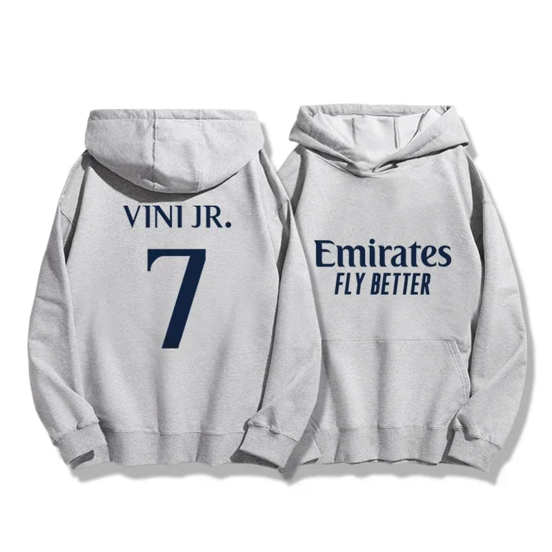 Hoodie Football 🧥⚽🔥 | Style Madrid 7 & 10 | Polaire Chaud | Tailles M à XXXL