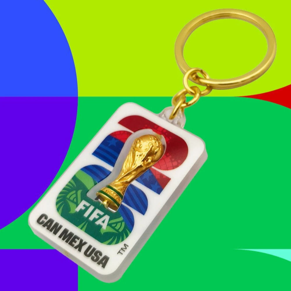 Porte-Clés Trophée Hercules 3D 🏆 - Rotatif | Coupe du Monde FIFA 2026 | Souvenir Collector