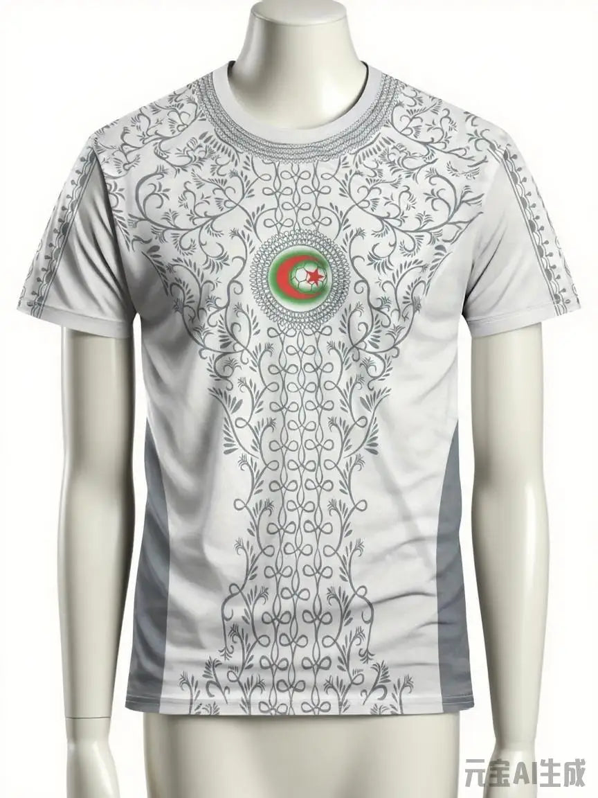 Maillot Algérie Impression 3D 2025 🇩🇿🔥 | 3 Coloris | Fan Football Coupe du Monde