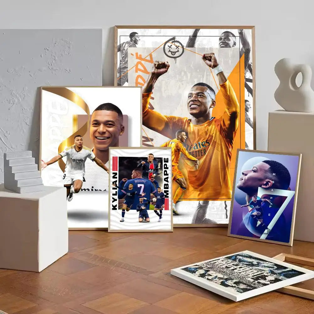 Mbappé Speed Wall Art 🔥⚡🇫🇷 | La Vitesse d'une Star Sur Ton Mur