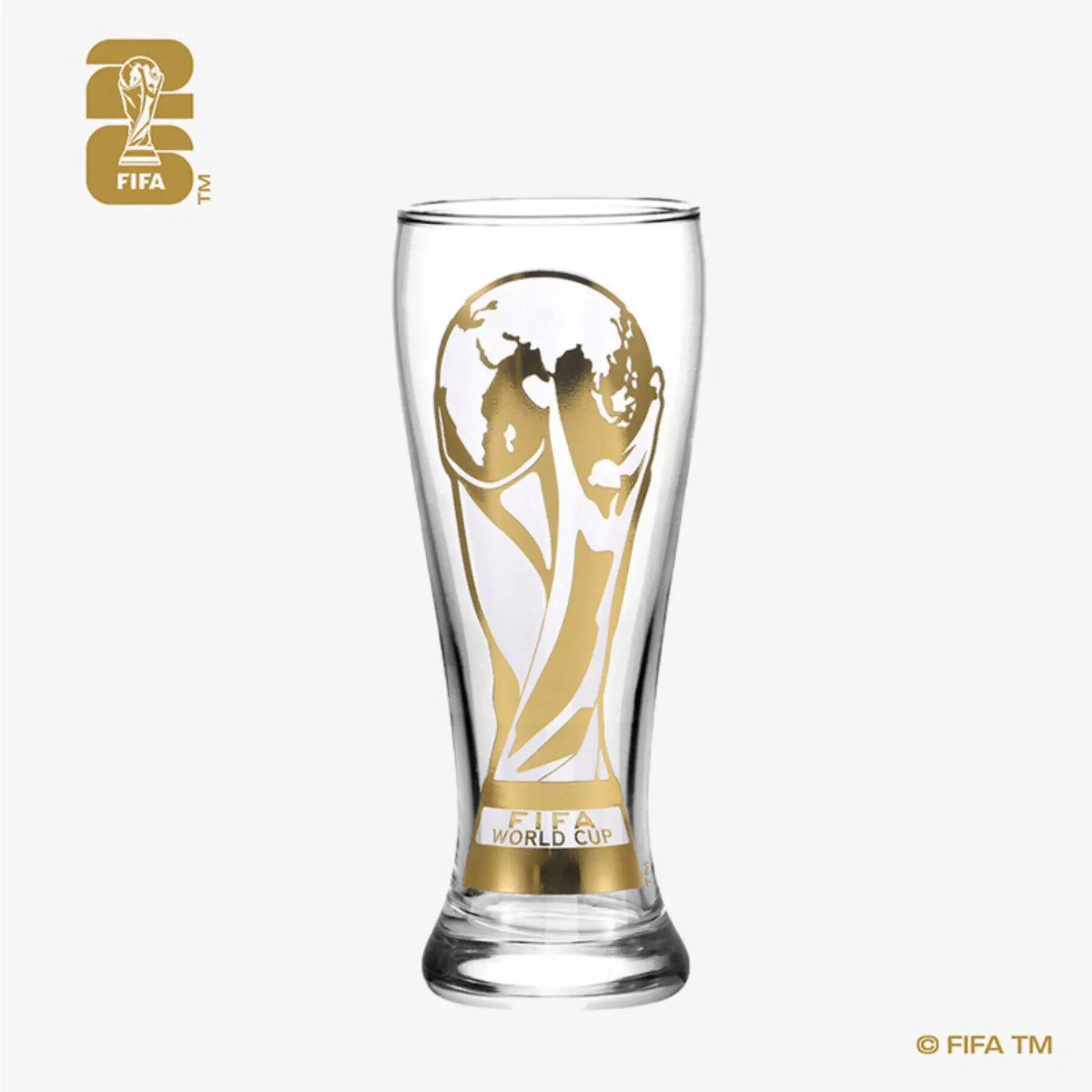 Verre Trophée Hercules 🏆 - 330ml | Coupe du Monde FIFA 2026 | Souvenir Collector