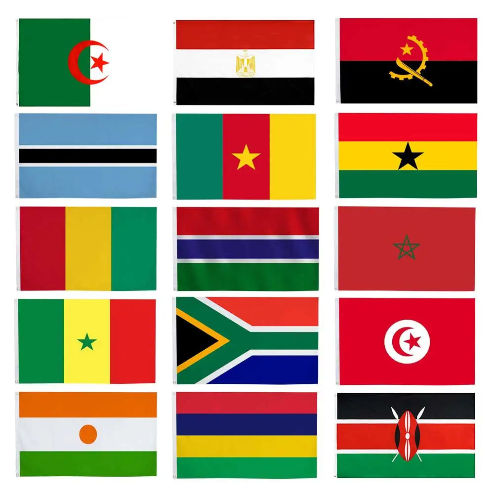 African Flags Pack 🔥🌍 | Décore Ton Espace Avec Les Nations d’Afrique