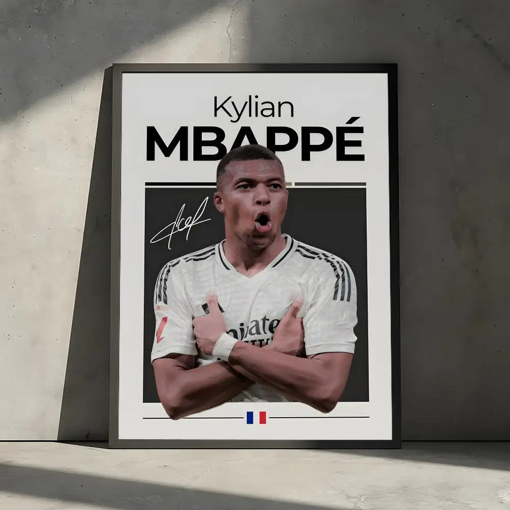 Mbappé Speed Wall Art 🔥⚡🇫🇷 | La Vitesse d'une Star Sur Ton Mur
