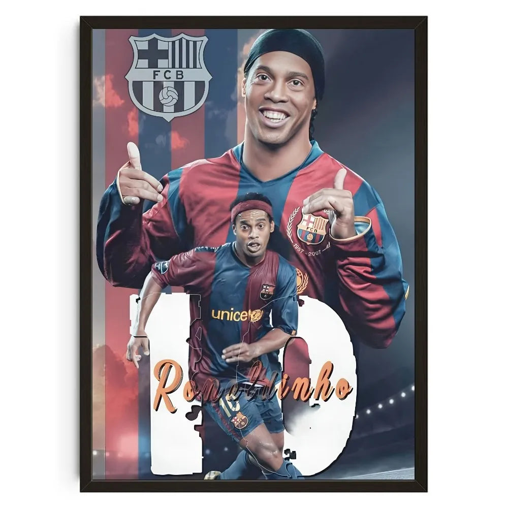 Ronaldinho Magic Wall Art 🔥🇧🇷⚽ | La Magie Du Football Sur Ton Mur