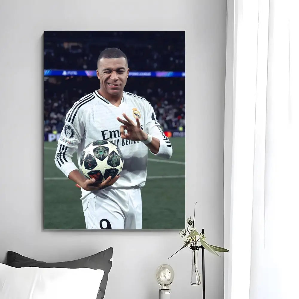 Poster Mbappé Premium 🔥⚽ | 10 Designs Exclusifs | 5 Formats Sans Cadre