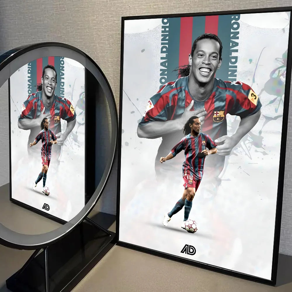 Dinho Magic Wall Art 🔥✨🇧🇷 | L'Art Et La Magie Du Football