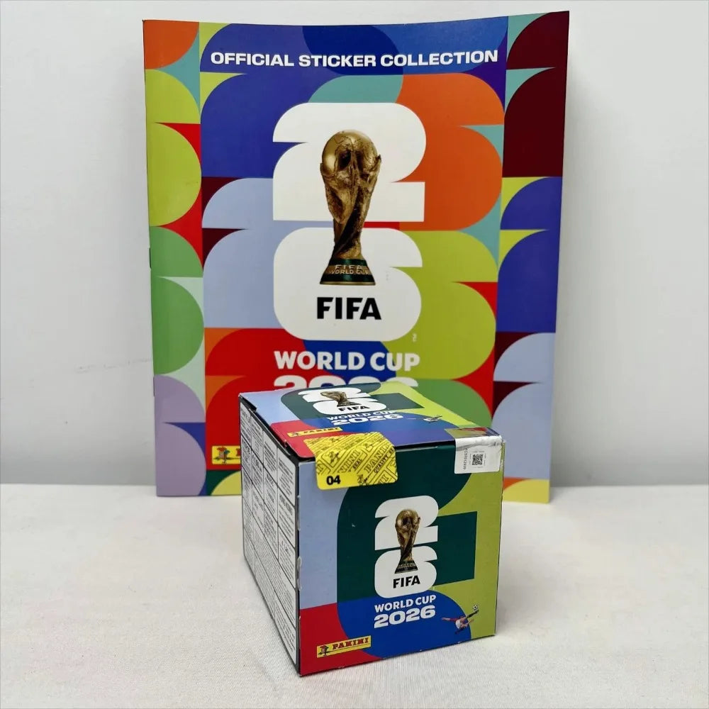 Coffret Panini Officiel FIFA 2026 – Boite 50 Paquets | 980 Autocollants | 48 Équipes
