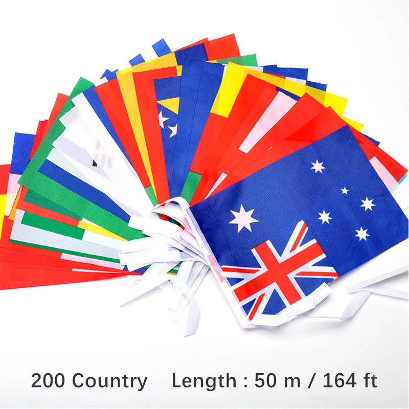 World Flags Banner 🔥🌍🚩 | Le Monde Réuni Dans Une Décoration