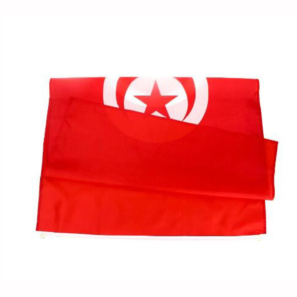 🇹🇳🔥 Drapeau Tunisie Premium 90x150 cm | Décoration Intérieure & Extérieure