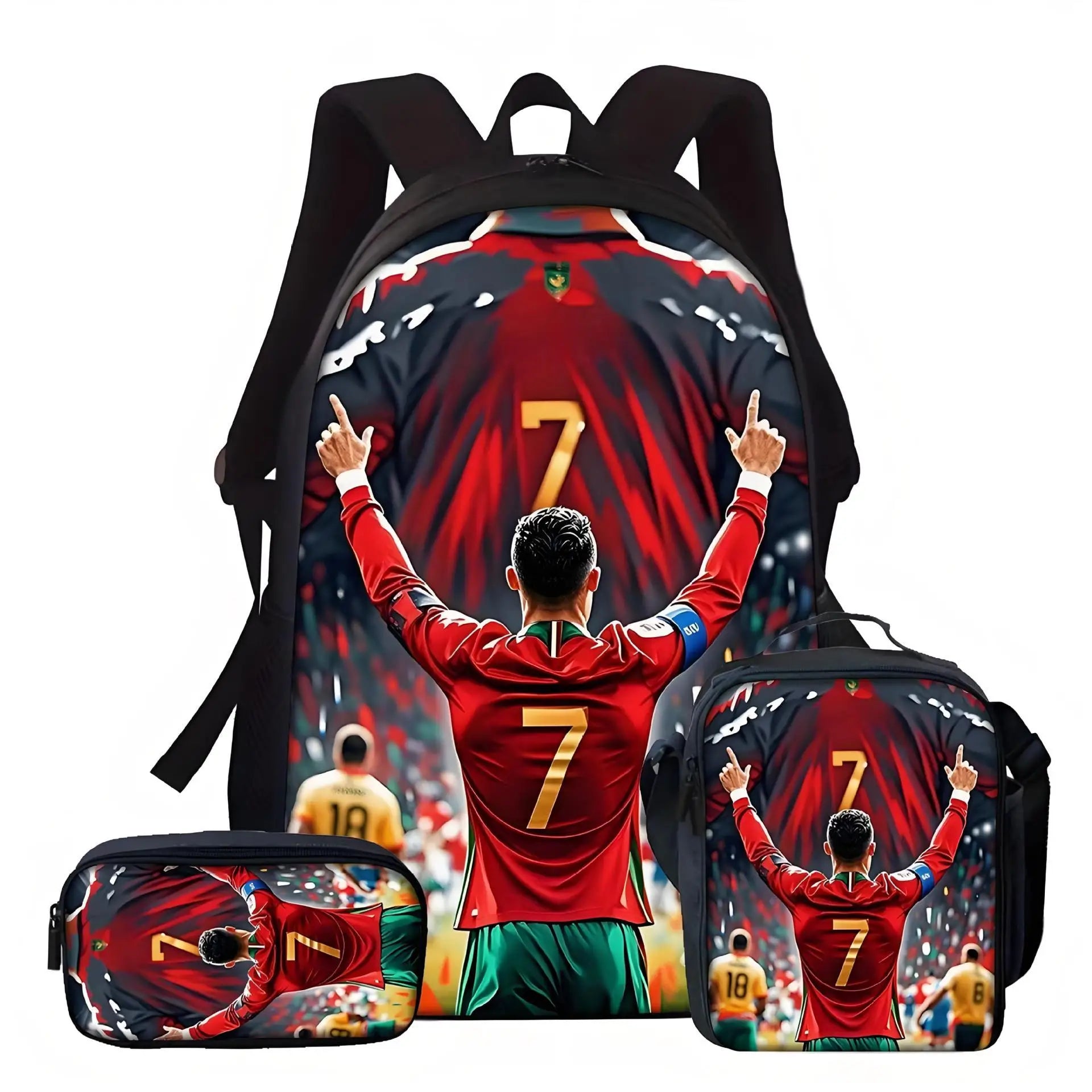 ⚽🔥 Le pack scolaire CR7 complet ! | 3 pièces pour l’école 🎒