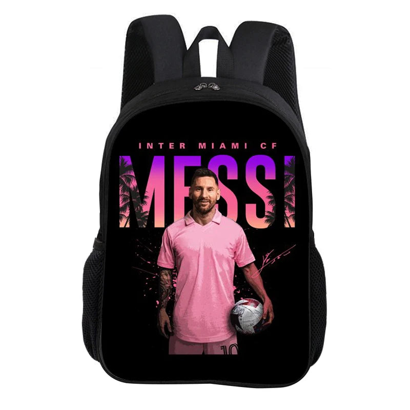 🎒⚽ Sac à Dos Messi Football Star | Grande Capacité 20-35L | 9 Coloris | École & Loisirs | Enfants