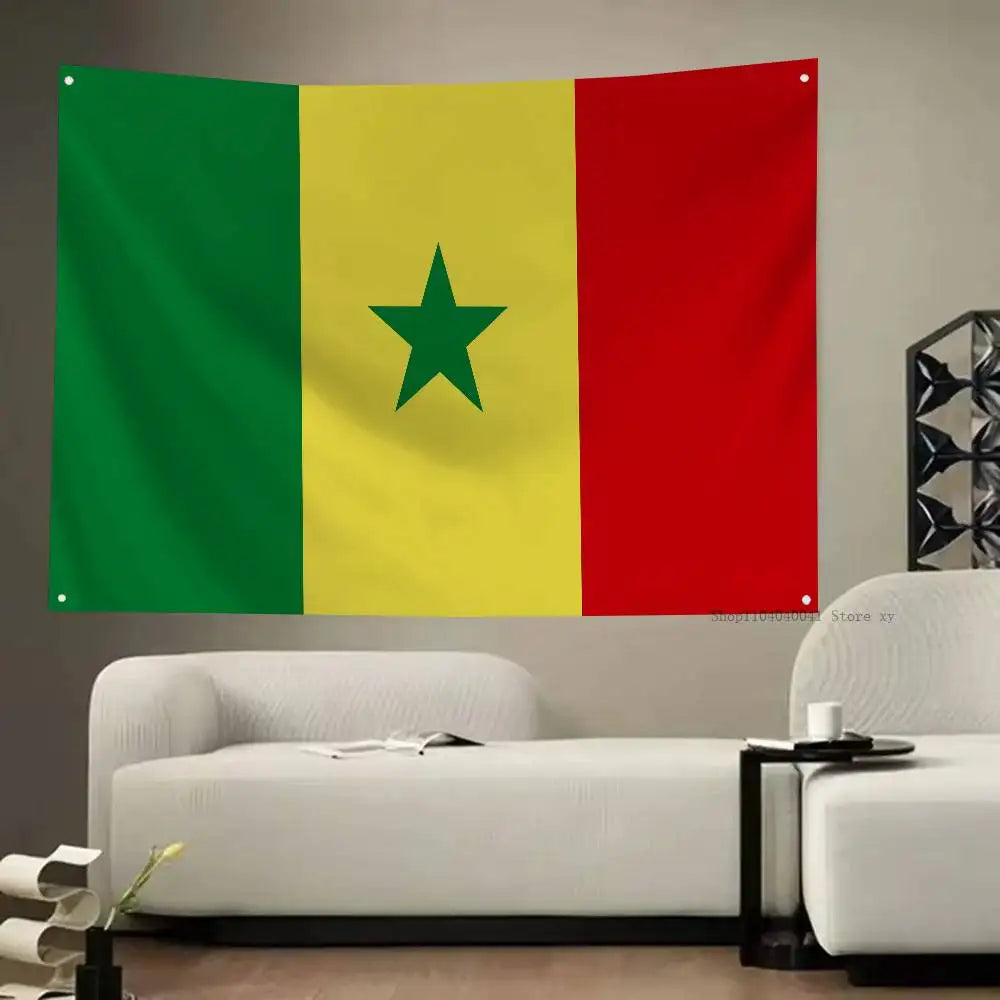 Senegal Flag Banner 🔥🇸🇳 | Décore Ton Espace Avec Fierté