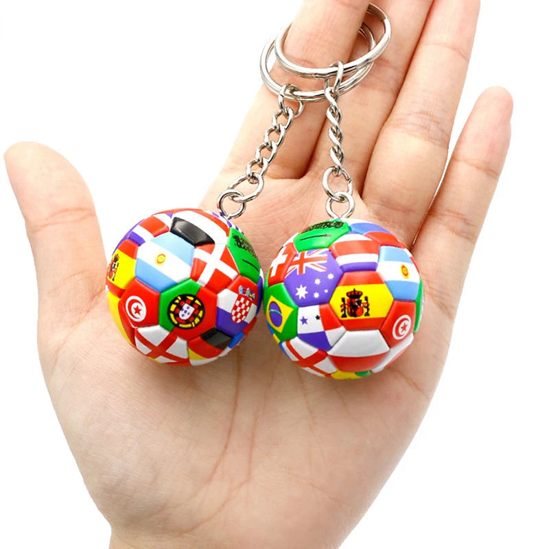 Porte-clés Football 32 Nations ⚽🔥 | Accessoire Sac & Clé Sport Style 2026