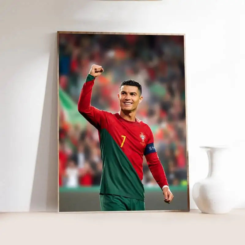 CR7 Gloss Elite 🔥🖼️⚽ | Poster Fan Cristiano Ronaldo Finition Brillante — 2 Coloris