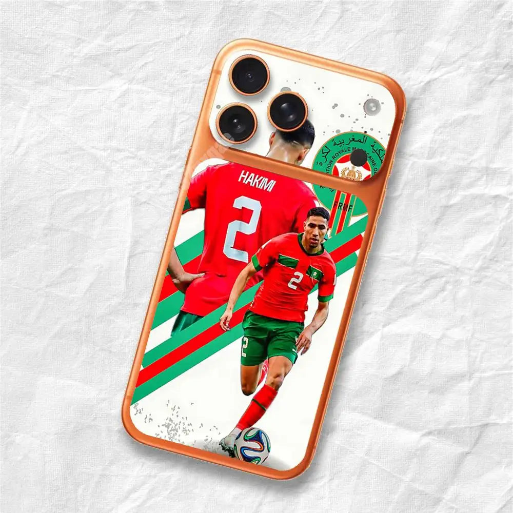 Hakimi 🇲🇦🔥 Protection iPhone 17 Pro | Style Football Maroc Ultra Clean