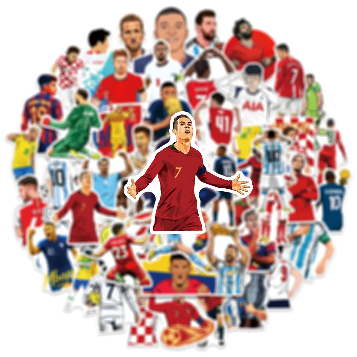 50 Stickers Football ⚽🔥 | Personnalise Tout Comme Un Pro