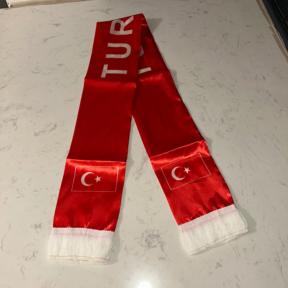 Turkey Fan Scarf 🔥🇹🇷🧣 | Porte Les Couleurs De La Turquie Avec Fierté